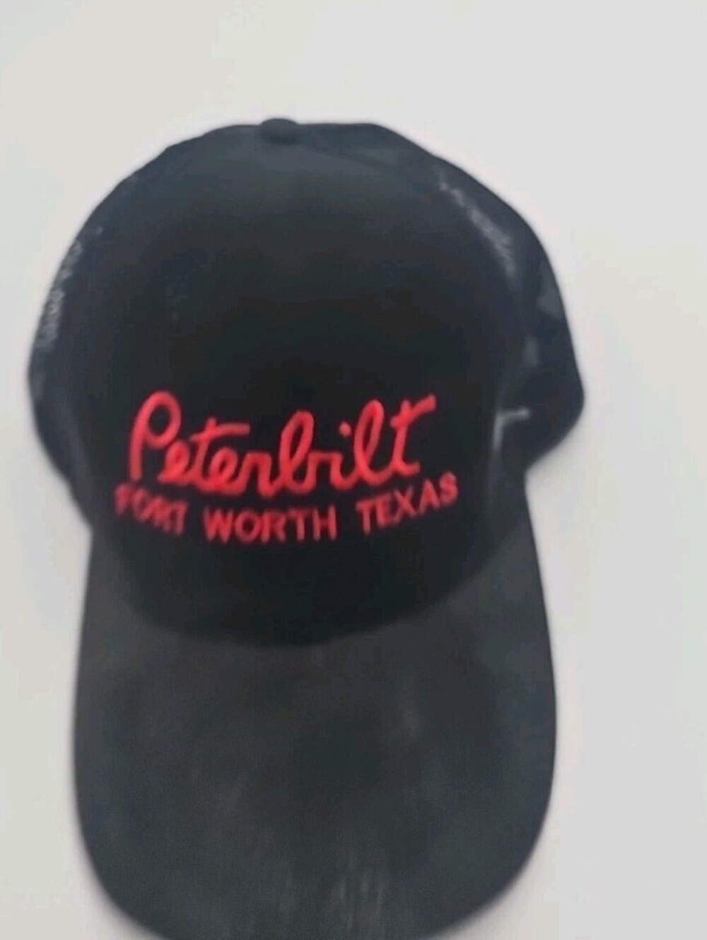 Custom Embroidery Peterbilt Black Trucker Hat/  Peterbilt.Snapback  Fortworth  T